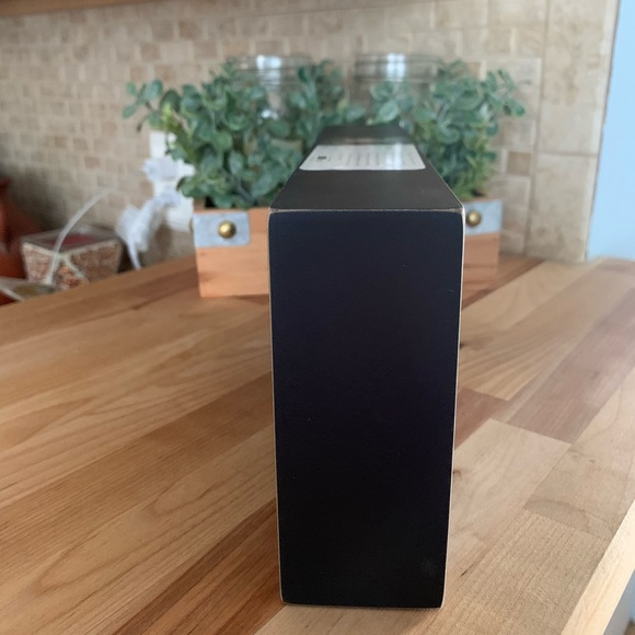 RAE DUNN “HAPPY HOUR/IN A MEETING” BLACK WOOD SIGN - Picture 4 of 7